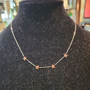 Sterling silver 925 stars necklace